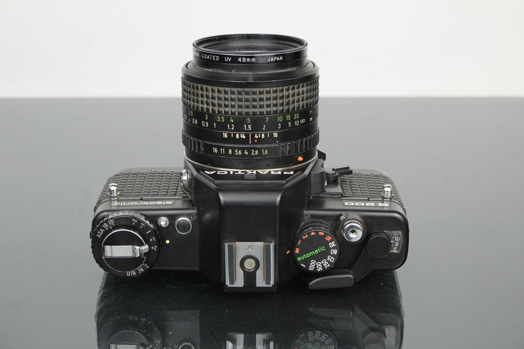 Praktica B200 electronic + Prakticar 50mm 1.8 lens